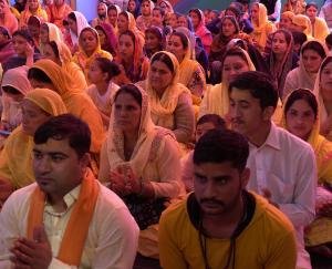 Dadlaghat: Shrimad Bhagwat Katha of fifth day narrated in gram panchayat Guyana