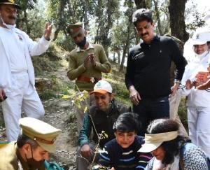 Forest Department cleaned the forests