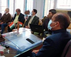 Chief Minister Jairam Thakur reviews the status of covid-19 in Mandi district