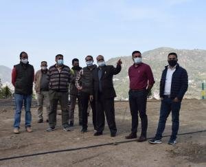 The Deputy Commissioner oversaw the work of the Golden Vessels at Solan and Dharmapur