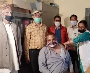 Corona Vaccination Camp organized at Ayurvedic Health Center Mangal