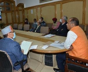 मुख्यमंत्री जय राम ठाकुर ने प्रधानमंत्री की अध्यक्षता में आयोजित उच्च स्तरीय बैठक में  लिया भाग